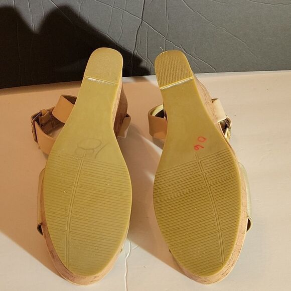 SEVEN DIALS  ANKLE STRAP OPEN TOE WEDGE STYLE HEEL SANDAL G1 - Picture 12 of 14